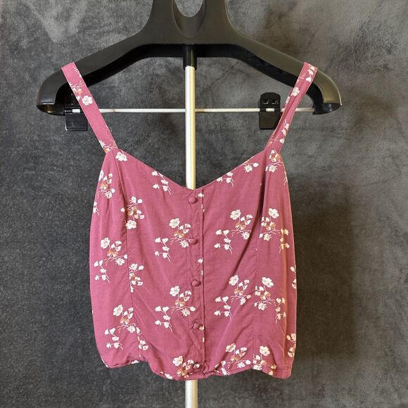 Abercrombie & Fitch Tops - Abercrombie & Fitch Womens Floral Strap blouse Size S